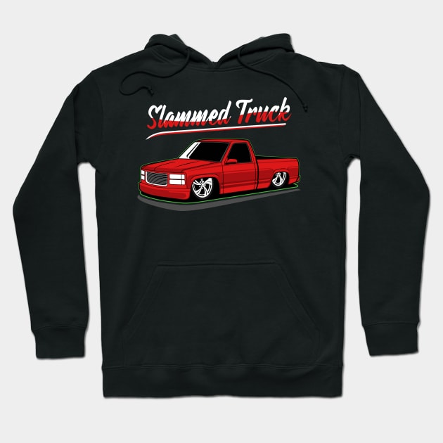 American Truck Slammed Style Hoodie by masjestudio